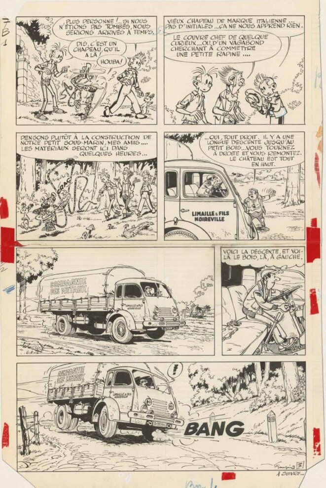 Le Repaire de la murène V.O. © Franquin - Marsu Productions Le Repaire de la murène V.O. © Franquin - Marsu Productions